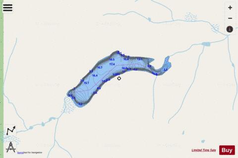Fit Lake depth contour Map - i-Boating App - Streets