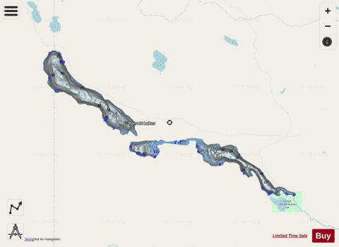 Parrott Lakes depth contour Map - i-Boating App - Streets
