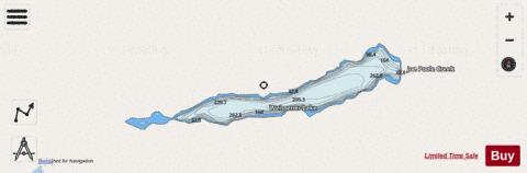 Weissener Lake depth contour Map - i-Boating App - Streets