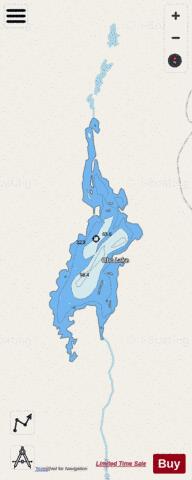 Obo Lake depth contour Map - i-Boating App - Streets