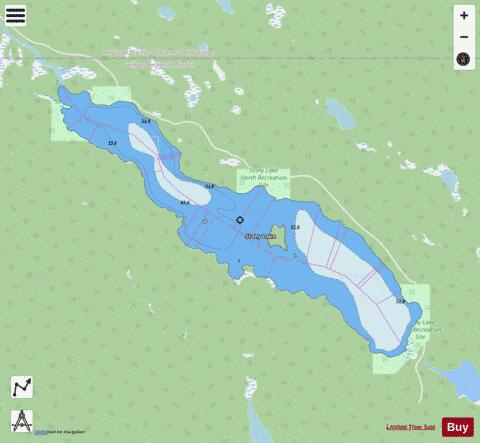 Stony Lake depth contour Map - i-Boating App - Streets