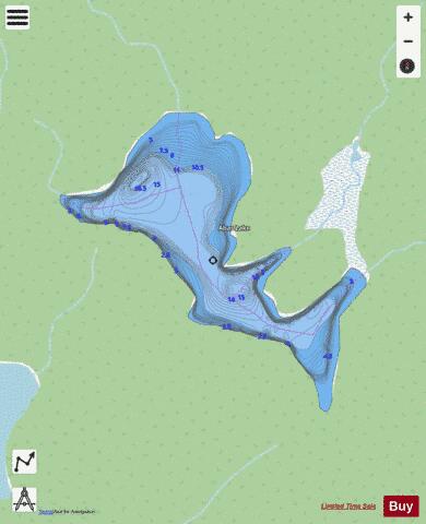 Abas Lake depth contour Map - i-Boating App - Streets