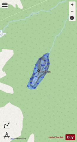 Abruzzi Lake depth contour Map - i-Boating App - Streets
