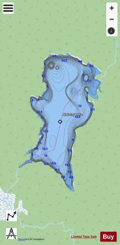 Ahdatay Lake depth contour Map - i-Boating App - Streets