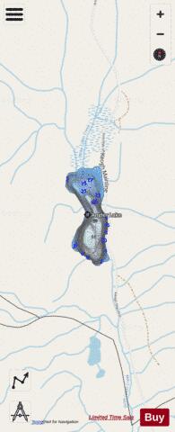 Angler Lake depth contour Map - i-Boating App - Streets