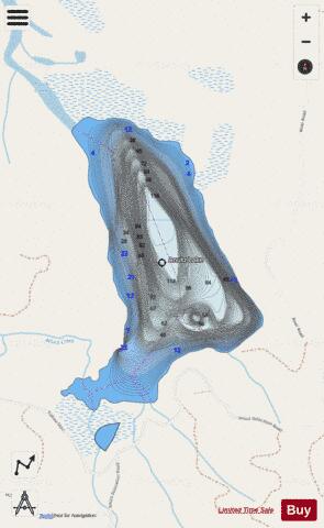 Anutz Lake depth contour Map - i-Boating App - Streets