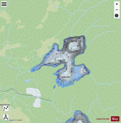Baile Lake depth contour Map - i-Boating App - Streets