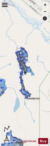 Battleship Lake depth contour Map - i-Boating App - Streets