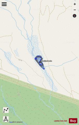 Blackjack Lake depth contour Map - i-Boating App - Streets