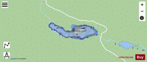 Boscar Lake depth contour Map - i-Boating App - Streets