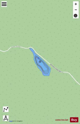 Boswell Lake depth contour Map - i-Boating App - Streets