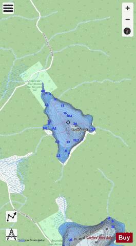 Bratko Lake depth contour Map - i-Boating App - Streets