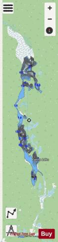 Carina Lake depth contour Map - i-Boating App - Streets