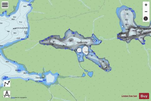 Cecilia Lake depth contour Map - i-Boating App - Streets