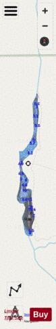 Champion Lake #1 depth contour Map - i-Boating App - Streets