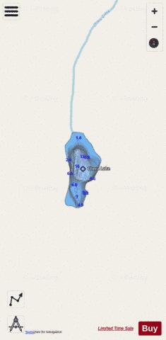 Chara Lake depth contour Map - i-Boating App - Streets