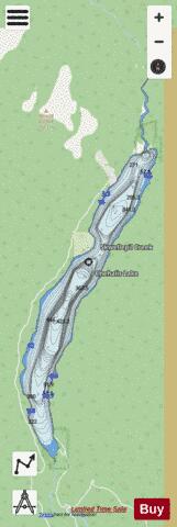 Chehalis Lake depth contour Map - i-Boating App - Streets