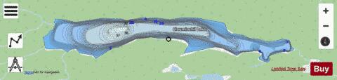 Clauminchil Lake depth contour Map - i-Boating App - Streets