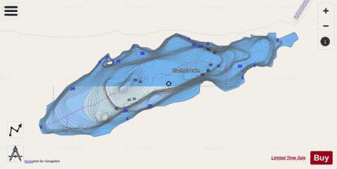 Cluchuta Lake depth contour Map - i-Boating App - Streets