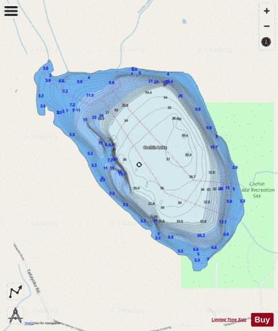 Cochin Lake depth contour Map - i-Boating App - Streets