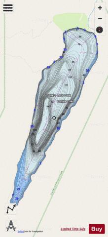 Conkle Lake depth contour Map - i-Boating App - Streets