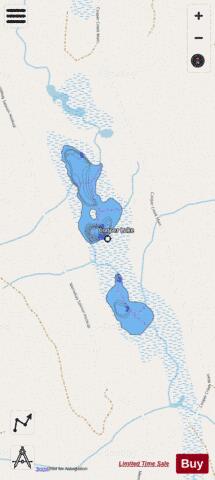 Cooper Lake depth contour Map - i-Boating App - Streets