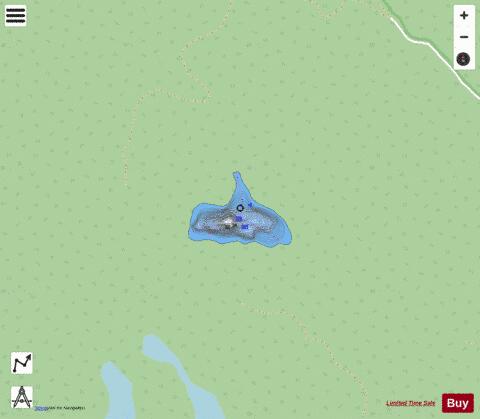 Copper Lake depth contour Map - i-Boating App - Streets