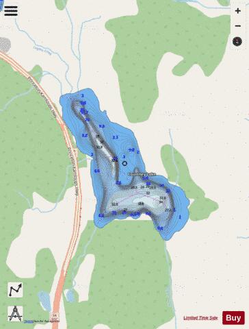 Courtney Lake depth contour Map - i-Boating App - Streets