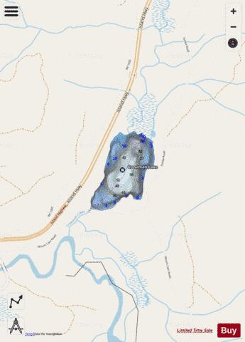 Crowman Lake depth contour Map - i-Boating App - Streets
