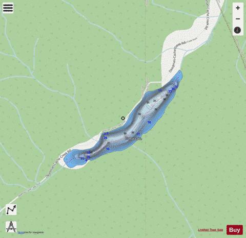 Cultus (Baldwin) Lake depth contour Map - i-Boating App - Streets