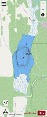 Dale Lake depth contour Map - i-Boating App - Streets