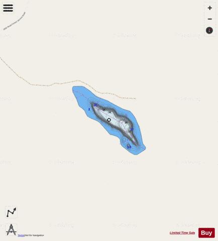 Dog Lake depth contour Map - i-Boating App - Streets