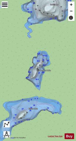 Douglas Lake depth contour Map - i-Boating App - Streets