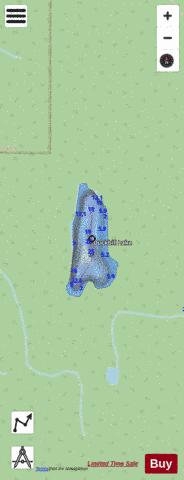 Duckbill Lake depth contour Map - i-Boating App - Streets