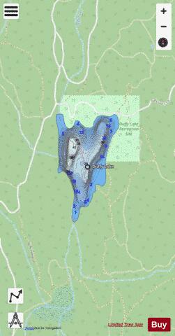 Duffy Lake depth contour Map - i-Boating App - Streets