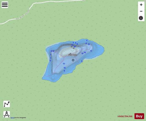 Earle Lake depth contour Map - i-Boating App - Streets