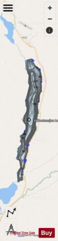 Eddontenajon Lake depth contour Map - i-Boating App - Streets