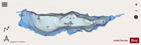Eliguk Lake depth contour Map - i-Boating App - Streets