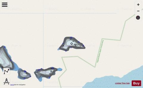 Estero Lake # 3 depth contour Map - i-Boating App - Streets