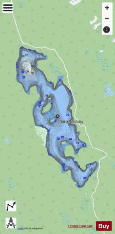 Eulatazella Lake depth contour Map - i-Boating App - Streets