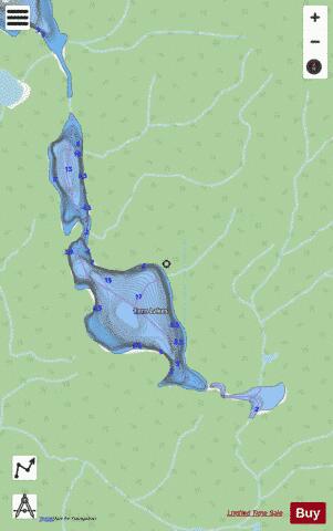 Fern Lakes depth contour Map - i-Boating App - Streets