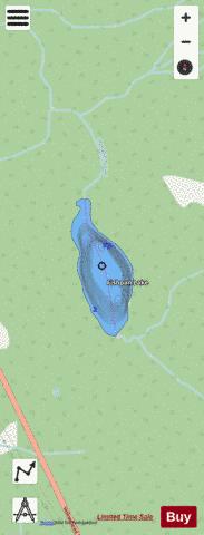 Fishpan Lake depth contour Map - i-Boating App - Streets