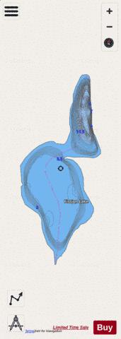 Fission Lake depth contour Map - i-Boating App - Streets
