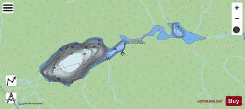 Forbush Lake depth contour Map - i-Boating App - Streets