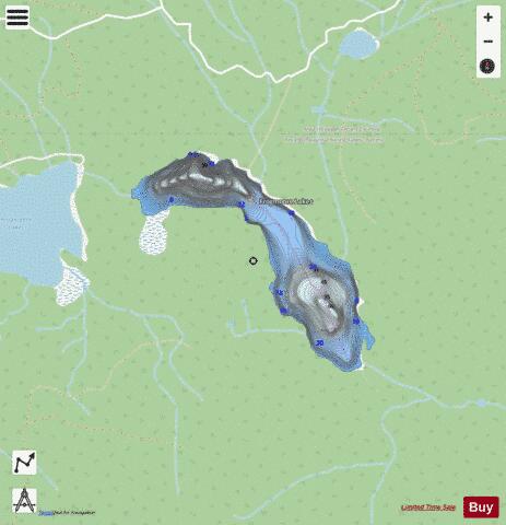 Frogmoore Lakes depth contour Map - i-Boating App - Streets