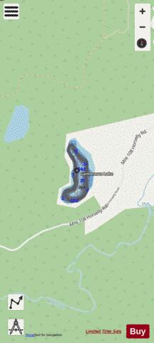Gammarus Lake depth contour Map - i-Boating App - Streets