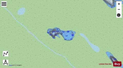 Gavia Lake #1 depth contour Map - i-Boating App - Streets