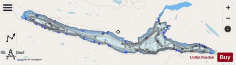 Georgie Lake depth contour Map - i-Boating App - Streets