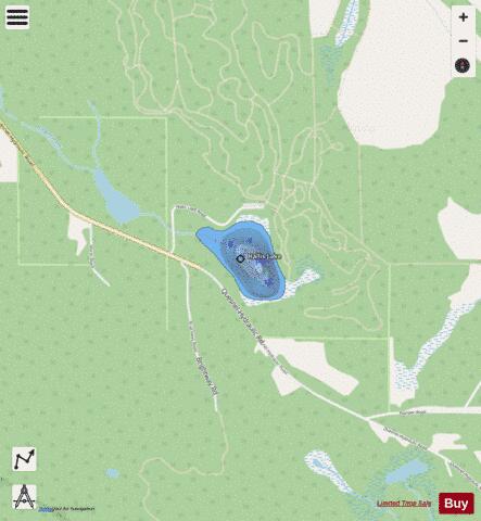 Hallis Lake depth contour Map - i-Boating App - Streets