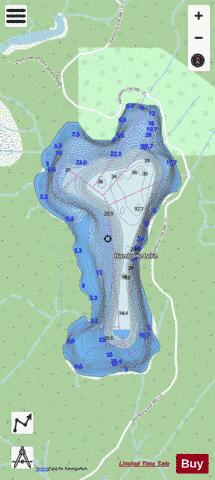 Hambone Lake depth contour Map - i-Boating App - Streets